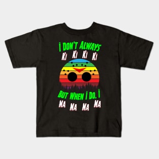 Retro Friday 13th  Jason Mask I Don't Always Ki Ki Ki Kids T-Shirt